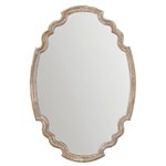 14484  Ludovica Aged Wood Mirror Accent Mirror